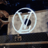 HYPERVSN 3D holographic display projecting Louis Vuitton suitcase hologram
